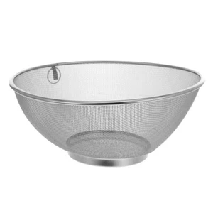 Stainless Steel Mesh Basin Rice Cleaner Drainer Colander Strainer - Picture 1 of 12