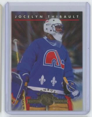1993-94 DONRUSS JOCELYN THIBAULT . QUEBEC NORDIQUES #11 - Image 1 of 2