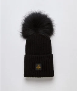 CAPPELLO UNISEX REFRIGIWEAR SNOW FLAKE HAT B05500 MA9083 NERO ORIGINALE AI 2023 - Picture 1 of 1