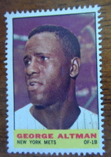 1964 BAZOOKA STAMP GEORGE ALTMAN NEW YORK METS HIGH GRADE 0-1005