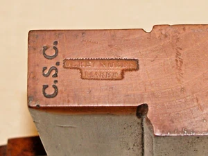 ROUND PLANE - O. L. REYNOLDS, MAKER, marked XIIII - (#18) **** - Picture 1 of 7