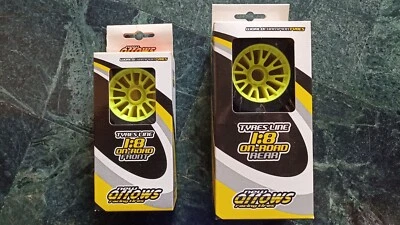 Arrows Tires for 1/8 old version serpent pan car(Front NAX35S /Rear NPX35S) - Image 1 of 4