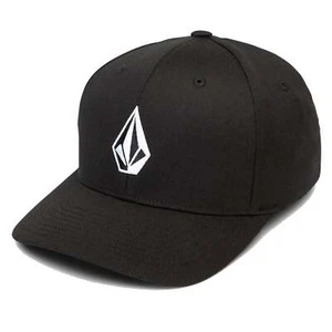 Volcom Men's Full Stone Black Flexfit Hat (BLK) - Picture 1 of 4