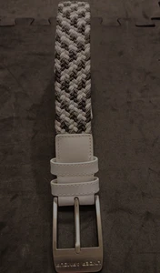 NWOT XL Under Armour Gray Gradient Braided Cord Stretch Belt NEW - Picture 1 of 3