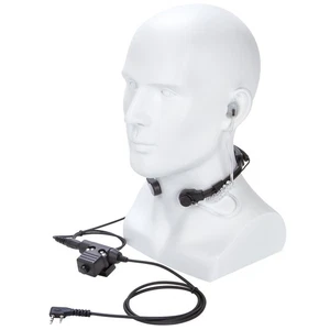 U94 PTT Neck Throat Mic Earpiece Radio Headset For Baofeng Kenwood HYT PUXING - Picture 1 of 15