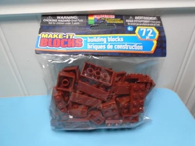 MAKE-IT BLOCKS 72 PIECE NIP GREENBRIER INTL (MF825) - Image 1 of 2
