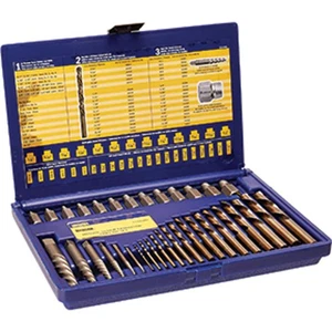 EXTRACTOR SCRE/DRILL BITS MASTER SET 35PC AHN-11135ZR Brand New! - Picture 1 of 4