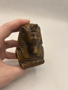 Rara testa di faraone Tutankhamon: 3D ~ fermacarte antico egizio - Foto 1 di 9