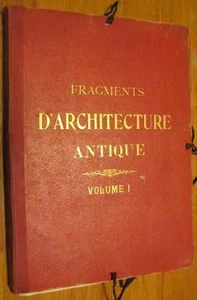 Fragments d'Architecture Antique Volume 1 H D'Espouy Portfolio - 1905 - Foto 1 di 1