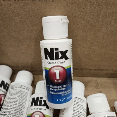Lot of 20pcs Nix Lice Treatment Creme Rinse and Nit Removal Comb 2 oz exp 1/26 - Image 1 of 3