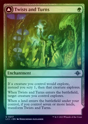 Twists and Turns/Mycoid Maze (Foil) (LCI) The Lost Caverns of Ixalan - NM - Image 1 of 2