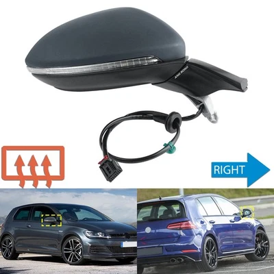 Rechts elektrisch beheizbar Außenspiegel Für VW Golf 7 VII 5G1 Variant BA5, BV5 - Bild 1 von 4