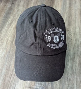 Disney Parks Mickey Mouse 1928 Hat Adjustable Buckle Black - Picture 1 of 6