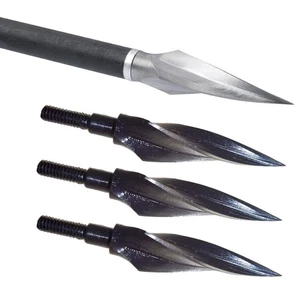 Archery Target Broadheads Arrowheads Arrow Tips Points Recurve Bow Hunting Shoot - Picture 1 of 16
