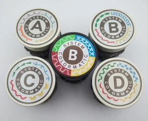 Husqvarna Cams A B C D Viking Sewing Machine Colormatic System Knobs Vintage - Picture 1 of 3