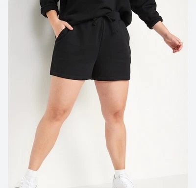 OLD NAVY MUJER 4X Negro EXTRA TIRO ALTO "VINTAGE" CON BOLSILLOS SHORTS NUEVO CON ETIQUETAS Foto 1 de 4