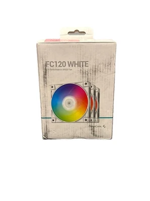 DeepCool FC120 WHITE-3IN1 Performance 120mm ARGB LED PWM Fan - Image 1 of 3