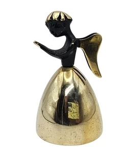 Walter Bosse Style Angel Bell Brass Figurine Taxco MCM Mid-Century - Picture 1 of 17