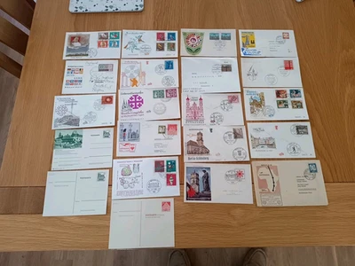 21 X 1960's Germany Deutsche FDCs + Postal Stationary Post War Combine Postage B - Image 1 of 4