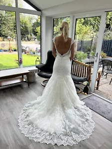 Kenneth Winston Wedding Dress Style No 5173 Size 8 - Picture 1 of 8