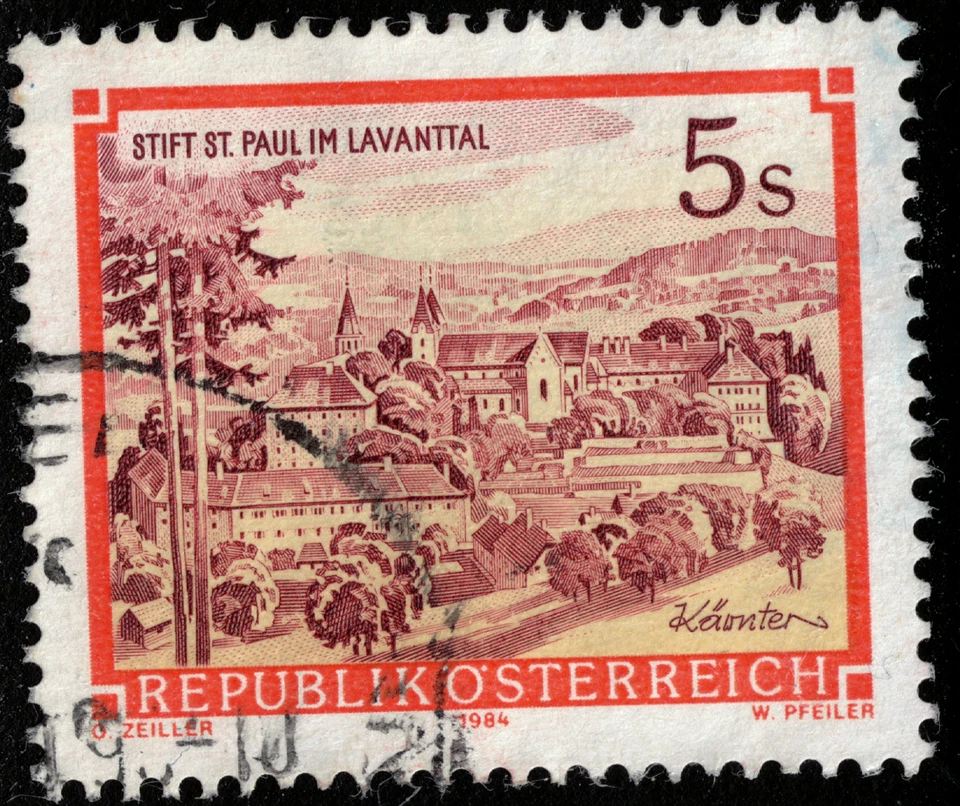 Austria - 1985 - 5Sh - Abadías y Monasterios en Austria - #17776 Foto 1 de 1