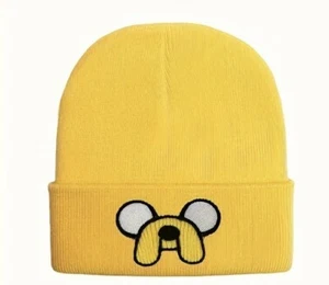 Adventure Time JAKE THE DOG Beanie Strick Winter Erwachsenengröße Mütze - Bild 1 von 5