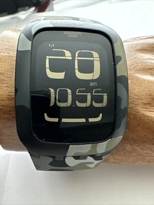 Reloj Swatch Touch Camuflaje Unisex Raro Casi Como Nuevo Batería Nueva Foto 1 de 4