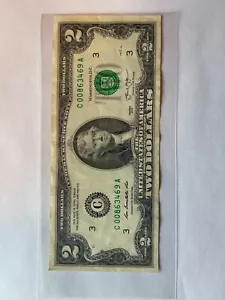 2 DOLLAR BILL 2013 Low Serial Number Great Condition - Picture 1 of 3