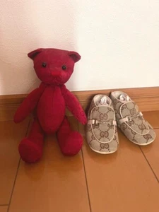 GUCCI Baby First Shoes CELINE Logo Bear - Picture 1 of 10