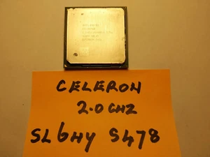 Celeron 2.0GHz 1.53v 400MHz Bus 128Kb L2 SL6HY Northwood Socket 478 CPU - Picture 1 of 1