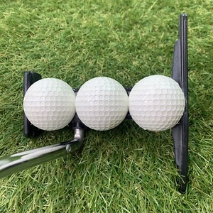 Putter de 3 bolas Dave Pelz Teaching cara pequeña derecha 35,5" como nuevo muy raro - Imagen 1 de 9