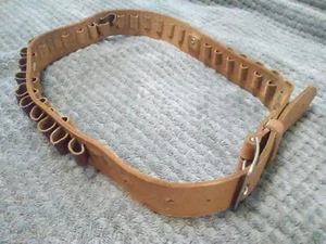 Bucheimer Vtg #981 (XL) Leather Ammo Cartridge Loop Belt - Picture 1 of 7