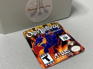 Etiqueta de repuesto Ogre Battle 64 (N64 Nintendo) - Imagen 1 de 1