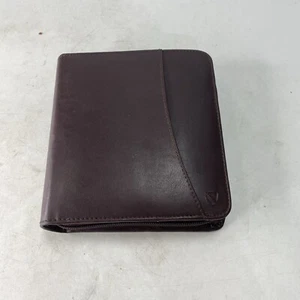 Cambridge Fat Little Day Planner non datato con cerniera NUOVO 47154 marrone ecopelle - Foto 1 di 8