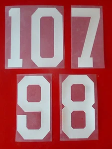 Flock Nummer number número home Trikot jersey shirt Ungarn Hungary 1954 - Picture 1 of 1