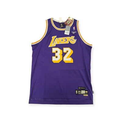 Camiseta deportiva visitante Lakers Magic Johnson Reebok Hardwood Classics talla 2XL nueva con etiquetas Foto 1 de 4