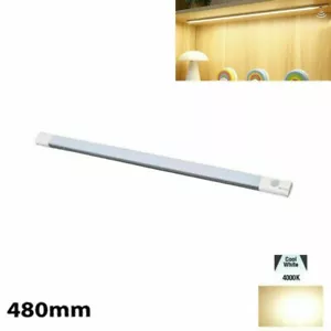 BARRA LED CUCINA LUCE NATURALE SENSORE MOVIMENTO SOTTO PENSILE RICARICABILE 48CM - Foto 1 di 2