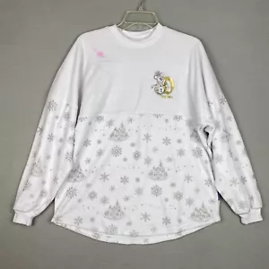 Camiseta Top Disney Spirit para Mujer Talla Pequeña Invierno Tema Muñeco de Nieve Castillo Cuello Redondo - Imagen 1 de 10
