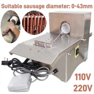Máquina de encuadernación de salchichas eléctrica de 0-43 mm 220 V/110 V máquina de atar salchichas - Imagen 1 de 11