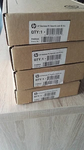 Pack of 4 HP Business PC Security Lock PV606AA / PC and monitor - Photo 1/3