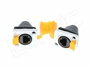2pcs RJ45 IP65 panel mount ethernet connector waterproof female connector socket - Picture 1 of 3