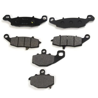 Pastillas de freno delanteras traseras orgánicas para Kawasaki ER-6F 2006 - 2011 ER-6N 2012 - 2015 Foto 1 de 4