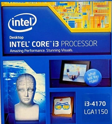 Intel BX80646I34170 SR1PL Core™ i3-4170 Processor 3M Cache, 3.70 GHz NEW - Image 1 of 2