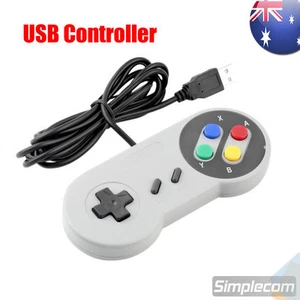 Classic SNES SFC Style Retro Game USB Controller Gamepad Joystick Joypad For PC - Picture 1 of 1