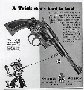 1938 Smith & Wesson Police Revolver Series Ad #2 Hard to Beat Original Print Ad - Bild 1 von 1