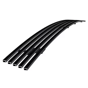 Se adapta a la parrilla de billete negro acero inoxidable negro acero inoxidable para Ford F-150 2006-2008 - Imagen 1 de 7