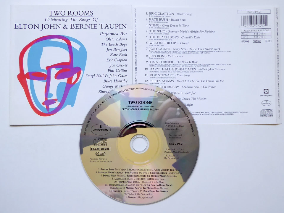 VARIOUS <  Two Room - Celebrating The Songs Of John & Bernie Taupin  > VG+ (CD) - Bild 1 von 1