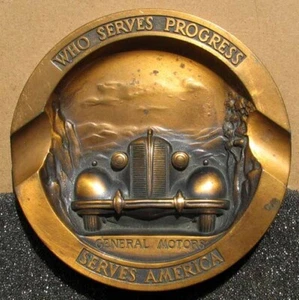 RARO COMO NUEVO 1937 BUICK CENICERO GM SHOW PROMO #BB6 - Imagen 1 de 3
