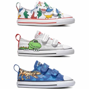 Converse CT Chucks All Star 2V OX scarpe bambino scarpe velcro sneaker ragazzi - Foto 1 di 12