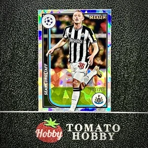 TOPPS MERLIN CHROME UEFA 2023-24 SEAN LONGSTAFF /250 ATOMIC REFRACTOR NEWCASTLE - Picture 1 of 2